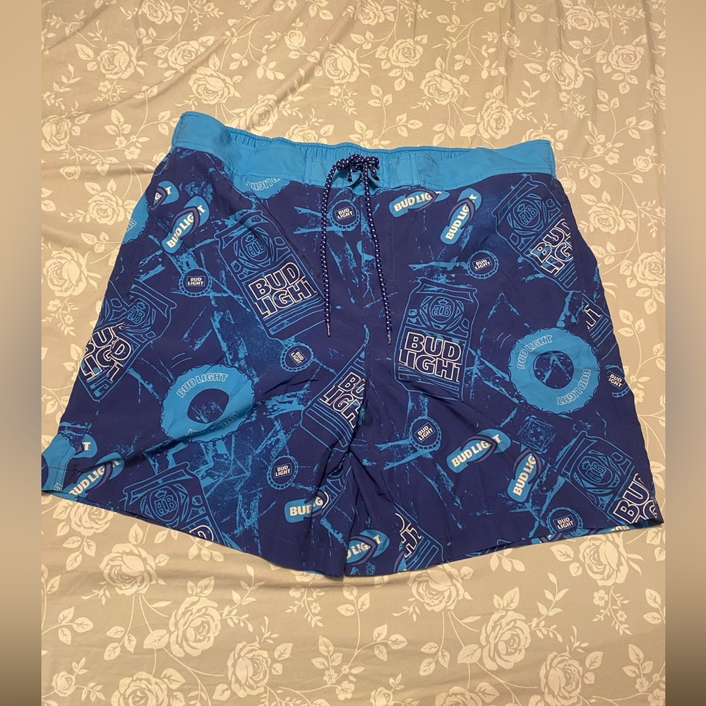 Men’s bud light swim trunks